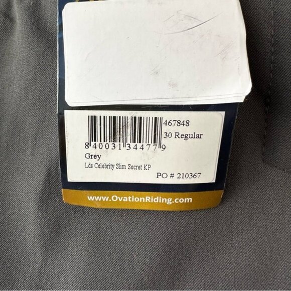 OVATION grey Celebrity slim secret classic knee patch breech - Picture 5 of 6